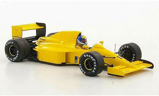 Lotus F1 1990 1/43 Spark 102 No.11 Camel D.Warwick GP Belgien modellautos