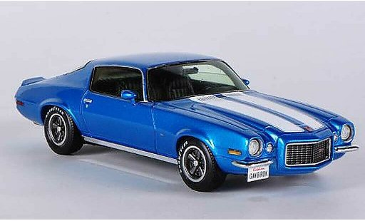 Chevrolet Camaro Z28 1/43 Spark blau/weiss 1970 modellautos
