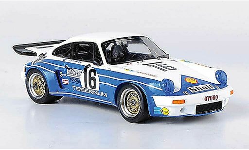 Porsche 911 RSR 1/43 Spark Carrera No.16 Tebernum 24h Le Mans 1975 C.Schickentanz/H.Bertrams modellautos