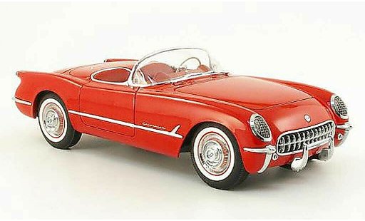 Chevrolet Corvette Convertible 1/18 Autoart C1 rot 1954 modellautos