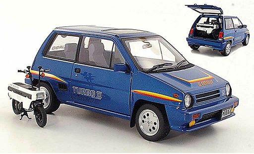 Honda City Turbo 1/18 Autoart II blau 1983 modellautos