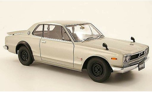 Nissan Skyline 2000 1/18 Autoart GTR (KPGC 10) grau RHD 1969 modellautos