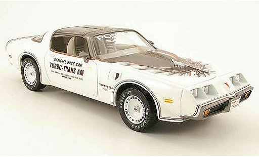 Pontiac Trans Am 1980 1/18 Greenlight weiss/grau pace car indianapolis modellautos