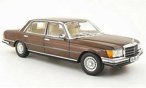 Mercedes 450 Base 1/18 Revell sel (w116) braun modellautos