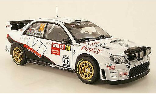 Subaru Impreza WRC 1/18 Sun Star 2007 No.14 Rally gro&Atilde;�britannien / Wales 2010 M.Ostberg / J.Andersson modellautos
