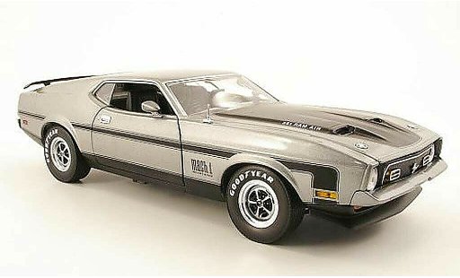 Ford Mustang Mach 1 1/18 Sun Star i grau modellautos