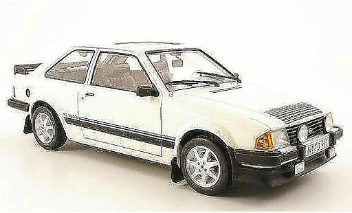 Ford Escort RS 1600i 1/18 Sun Star blanc 1984 modellautos