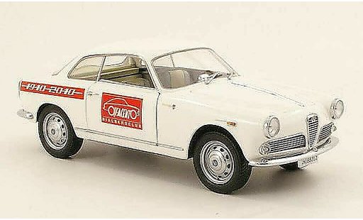 Alfa Romeo Giulietta sprint 1/18 Mini Miniera weiss 100 jahre alfa romeo bialberoclub 1965 modellautos
