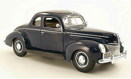 Ford Hot Rod 1939 1/18 Maisto Deluxe Coupe blau modellautos