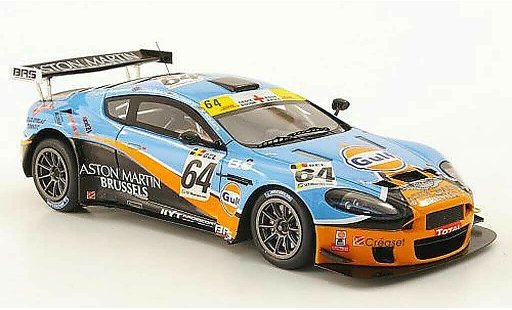 Aston Martin DBRS9 gt3 1/43 Spark No.64 Brussels Racing 24h Spa 2010 modellautos