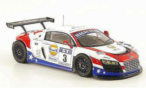 Audi R8 lms 1/43 Spark GT3 No.3 Gulf Marine Cup Macau 2010 modellautos