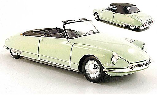 Citroen DS 19 1/18 Norev Cabrio gr&Atilde;&frac14;n 1961 modellautos