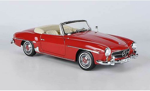 Mercedes 190 Base 1/18 Norev rot 1957 modellautos