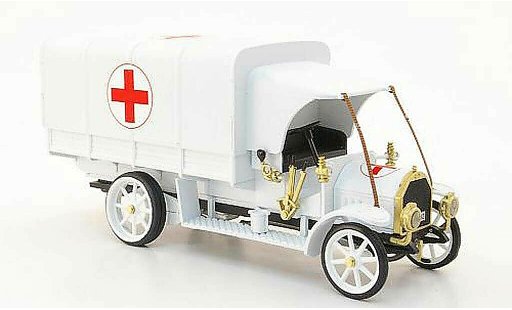 Fiat 18 Ambulanza 1/43 Rio BL rotes Kreuz Italien Rettungswagen 1915 modellautos