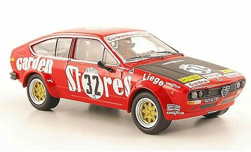 Alfa Romeo Alfetta gtv 2.0 1/43 M4 V No.32 Garden Stores Liege Spa 1976 modellautos