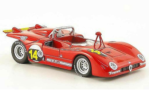 Alfa Romeo 33.3 prototipo 1/43 M4 1971 No.14 Galli/Stommelen Buenos Aires modellautos
