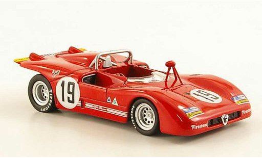 Alfa Romeo 33.3 prototipo 1/43 M4 1971 No.19 Stommelen/Galli Monza modellautos