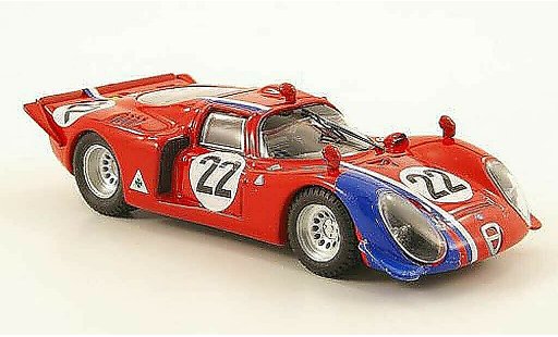 Alfa Romeo 33.2 prototipo 1/43 Best 1968 No.22 Paris modellautos
