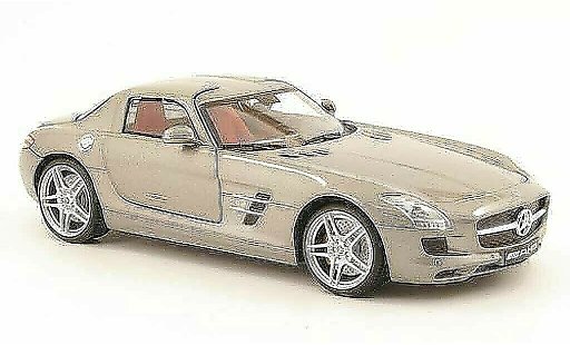 Mercedes SLS Coupe 1/18 Mondo Motors coupe amg grau modellautos
