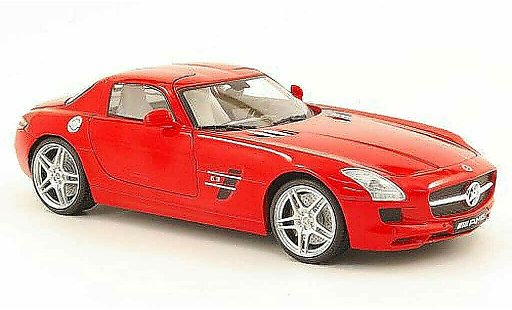 Mercedes SLS Coupe 1/18 Mondo Motors coupe amg rot modellautos