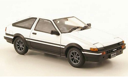 Toyota Trueno AE86 1/43 Ebbro Sprinter weiss/schwarz modellautos