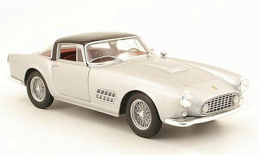 Ferrari 410 Coupe 1/18 Hot Wheels superamerica grau metallisee/schwarz modellautos