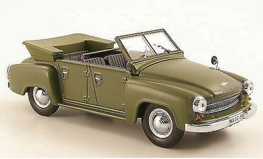 Wartburg 311 Kubel 1/43 IST Models 4 mattgr&Atilde;&frac14;n 1957 modellautos