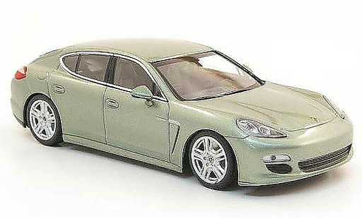 Porsche Panamera S 1/43 Minichamps hybrid graugr&Atilde;&frac14;n 2010 modellautos