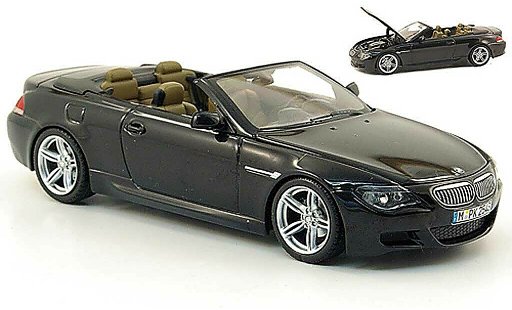 Bmw M6 Cabriolet 1/43 Kyosho E64 M schwarz 2006 modellautos