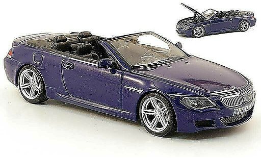 Bmw M6 Cabriolet 1/43 Kyosho E64 M blau 2006 modellautos