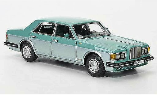 Bentley Turbo R berline 1/43 Neo t&Atilde;&frac14;rkis/grau grau LHD limited edition 1985 modellautos
