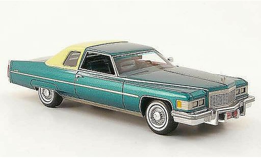 Cadillac Deville Coupe 1/43 American Excellence 1976 gr&Atilde;&frac14;n/beige modellautos