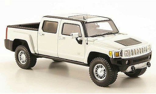Hummer H3 H3T 1/43 Luxury Collectibles T weiss 2008 modellautos