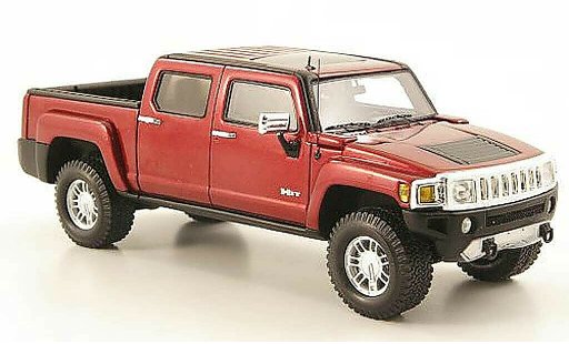 Hummer H3 H3T 1/43 Luxury Collectibles T rot 2008 modellautos