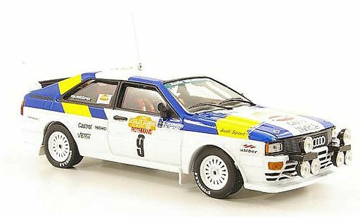 Audi Quattro rallye 1/43 Vitesse No.9 S.Blomquist/B.Cederberg Rally Italien 1982 modellautos