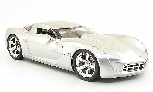 Chevrolet Corvette concept 1/18 Jada Toys C6 grau metallisee modellautos