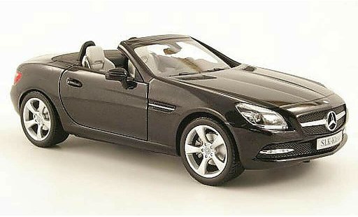 Mercedes Classe SLK Base 1/18 Minichamps (r172) schwarz 2011 modellautos