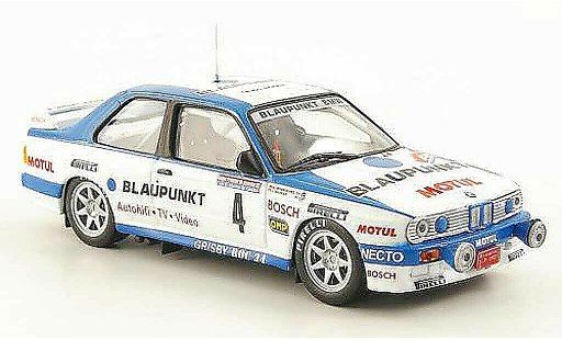 Bmw M3 course 1/43 Hachette E30 No.4 blaupunkt Rally Principe de Asturias 1989 modellautos