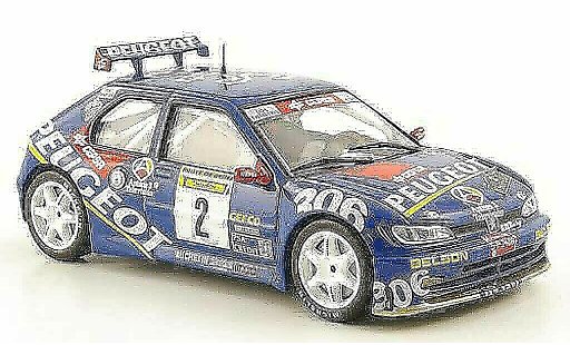 Peugeot 306 Maxi 1/43 Hachette No.2 Rally de Aviles 1997 modellautos