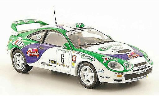 Toyota Celica GT Four 1/43 Hachette 1996 No.6 7 UP Rally El Corte Ingles modellautos