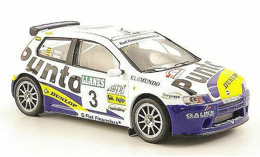 Fiat Punto Rally 1/43 Hachette S 1No.3 Villa de Llanes 2002 modellautos