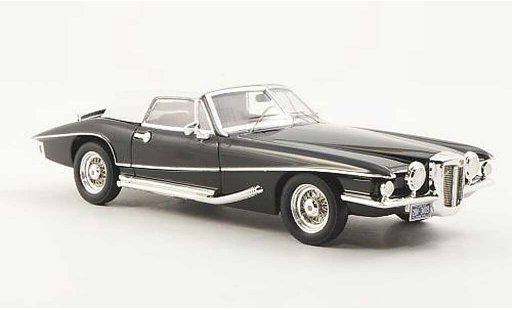Stutz Blackhawk Convertible 1/43 Premium X Cabrio schwarz/weiss 1971 modellautos