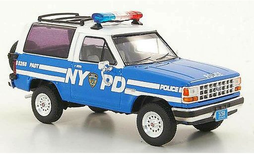 Ford Bronco Police 1/43 Premium X II NYPD Polizei 1990 modellautos