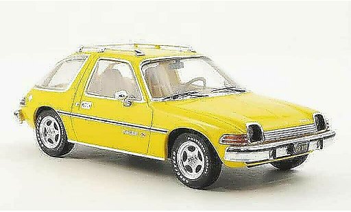 AMC Pacer x auto 1/43 Premium X gelb 1975 modellautos