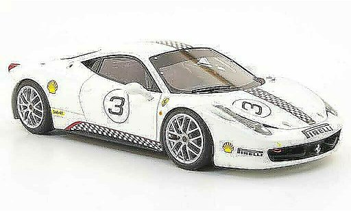 Ferrari 458 Challenge 1/43 Look Smart No.3 weiss modellautos