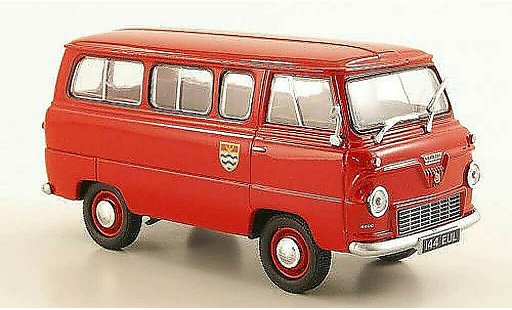 Ford 400E Bus 1/43 Oxford Thames London Fire Brigade RHD modellautos