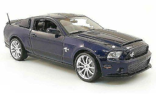 Shelby GT 500 2010 1/18 Shelby Collectibles super snake blau modellautos