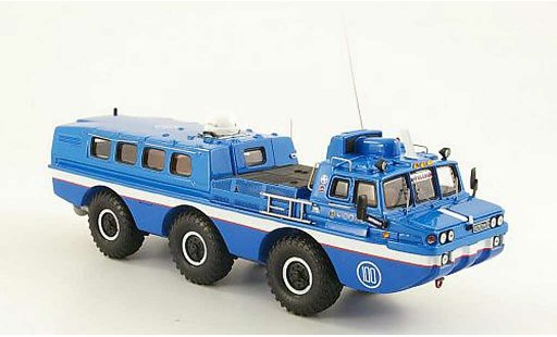 Zil 49061 Base 1/43 DIP Models Blue Bird Gelandefahrzeug avec Personenabteil modellautos
