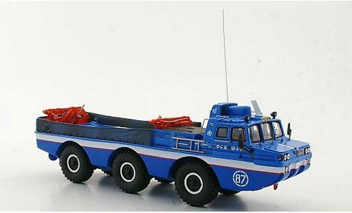 Zil 4906 Base 1/43 DIP Models Blue Bird Gelandefahrzeug avec Kran modellautos