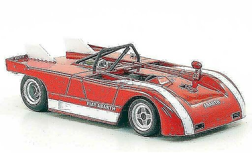 Abarth 2000 Sport Spider 1/43 Hachette (SE021) rot 1971 modellautos